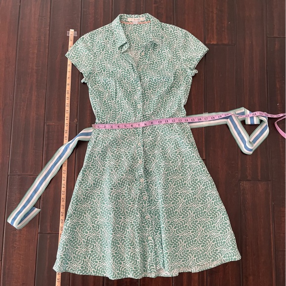Boden Dress with Button Front and Pockets, 4. Matching ribbon belt. - Picture 11 of 11